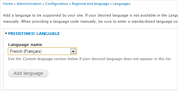 Add Language